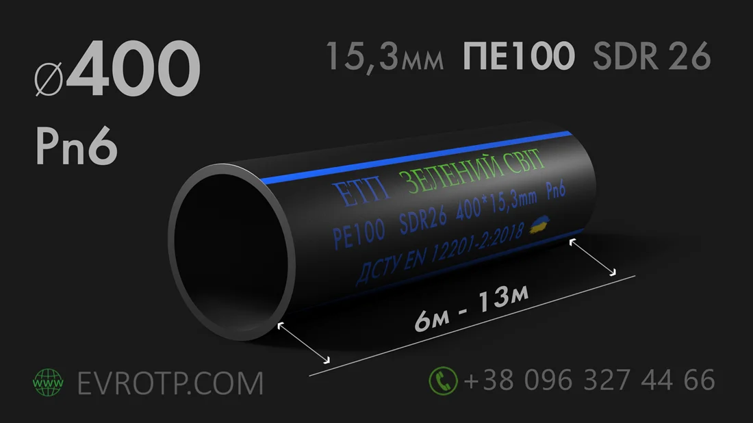 Труби для поливу 400 
